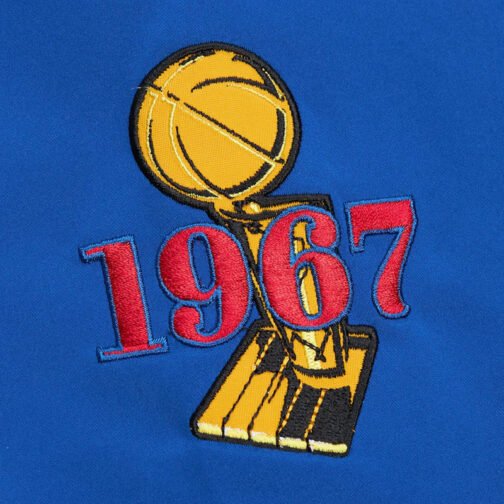 Philadelphia 76ers OG 3.0 Lightweight Royal Satin Jacket - Image 7