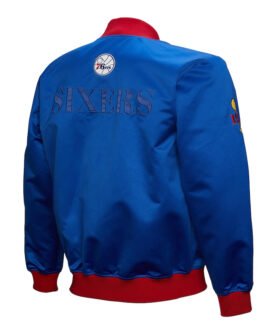 Philadelphia 76ers OG 3.0 Lightweight Royal Satin Jacket
