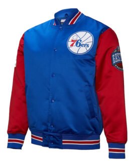 Primetime Philadelphia 76ers Royal and Red Jacket
