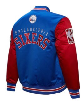 Primetime Philadelphia 76ers Royal and Red Jacket