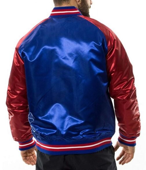 Philadelphia 76ers NBA Tough Season Satin Jacket - Image 4