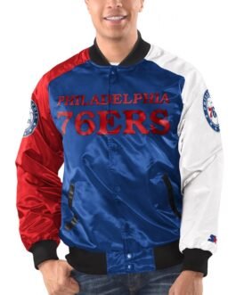 Starter Tricolor Philadelphia 76ers Jacket