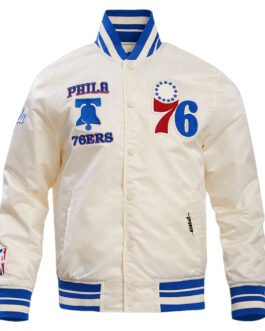 Philadelphia 76ers Retro Classic Rib Jacket