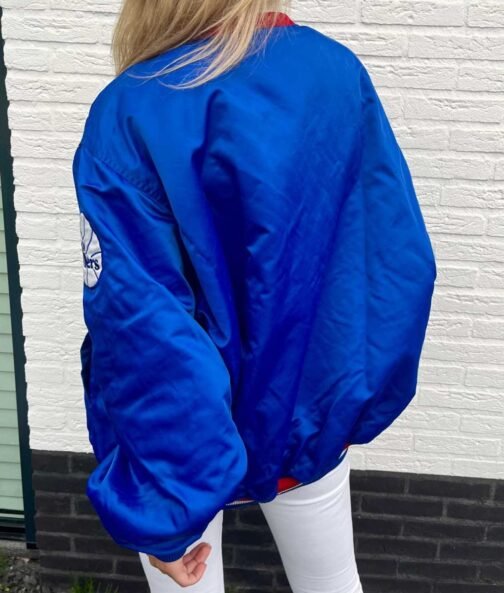 Royal Philadelphia 76ers Bomber Jacket - Image 2