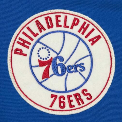 Philadelphia 76ers Royal Cotton Twill Jacket - Image 3