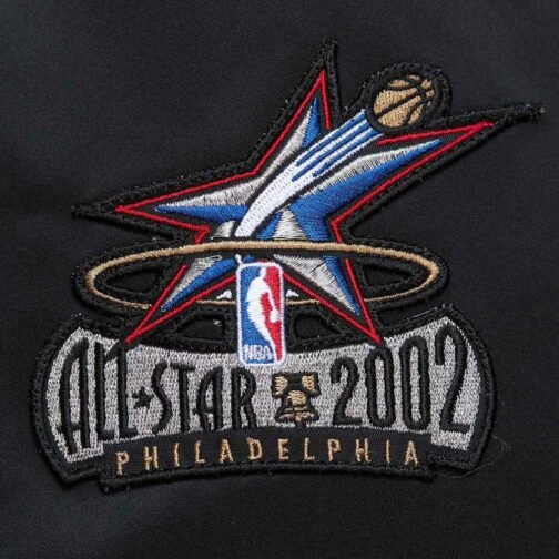 Philadelphia 76ers Vintage Logo Lightweight Satin Jacket - Image 4
