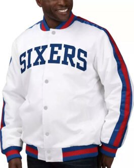 Philadelphia 76ers The Defensive White Jacket