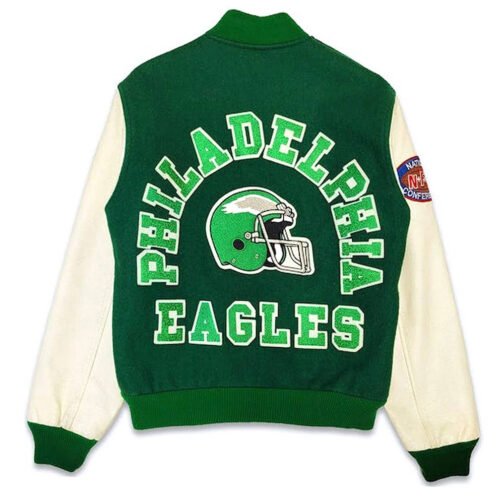 Philadelphia Eagles 80’s Varsity Jacket - Image 2