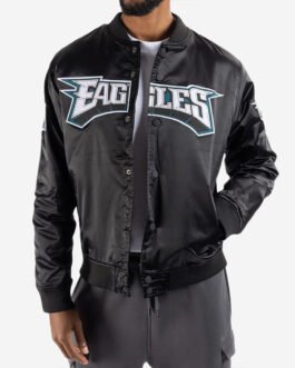 Philadelphia Eagles Big Logo Black Jacket