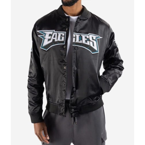Philadelphia Eagles Big Logo Black Jacket