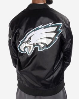 Philadelphia Eagles Big Logo Black Jacket