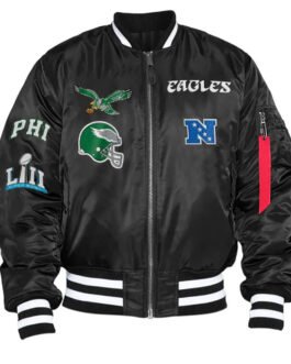 Philadelphia Eagles Kevin Hart Black Bomber Jacket