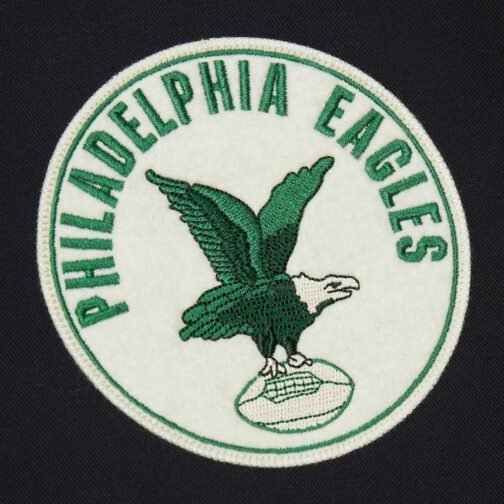 Philadelphia Eagles Black Cotton Twill Jacket - Image 3