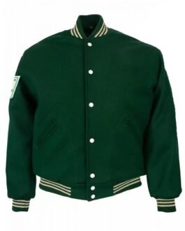 Varsity Philadelphia Eagles Dark Green Wool Jacket