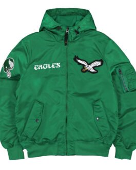Philadelphia Eagles Historic L-2B Hooded Bomber Jacket