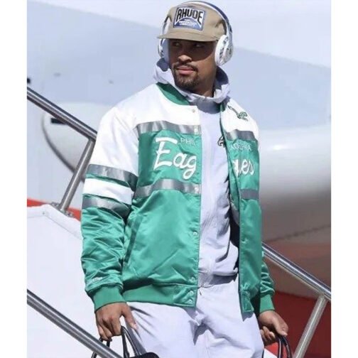 Jalen Hurts Philadelphia Eagles Script Jacket - Image 15