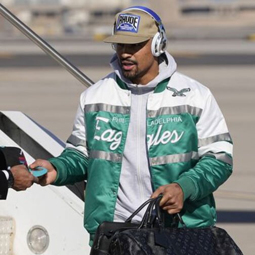 Jalen Hurts Philadelphia Eagles Script Jacket - Image 7