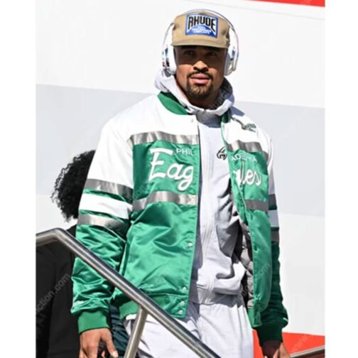 Jalen Hurts Philadelphia Eagles Script Jacket - Image 10