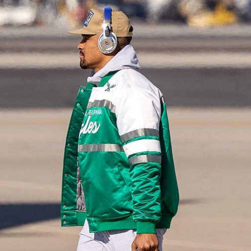Jalen Hurts Philadelphia Eagles Script Jacket - Image 18