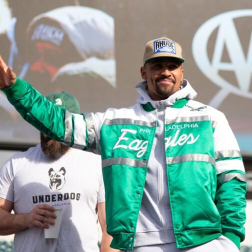 Jalen Hurts Philadelphia Eagles Script Jacket - Image 16