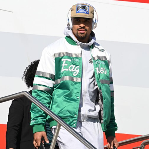 Jalen Hurts Philadelphia Eagles Script Jacket - Image 14
