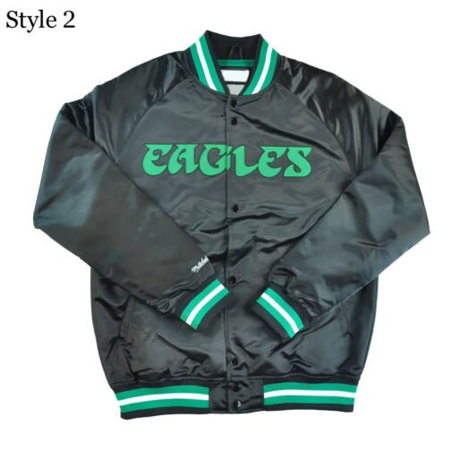 Philadelphia Eagles Lightweight Satin Jacket - Image 2