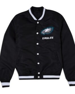 Philadelphia Eagles Logo Select Black Jacket