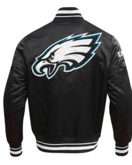 Philadelphia Eagles Mashup Classic Rib Satin Jacket