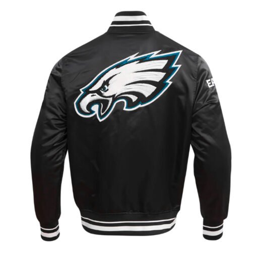 Philadelphia Eagles Mashup Classic Rib Satin Jacket - Image 2