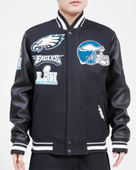 Mashup Philadelphia Eagles Varsity Jacket