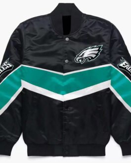 Philadelphia Eagles Multicolor Satin Jacket