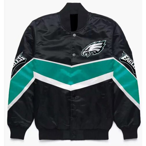 Philadelphia Eagles Multicolor Satin Jacket