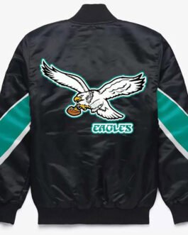 Philadelphia Eagles Multicolor Satin Jacket