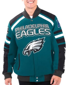 Power Forward Racing Philadelphia Eagles Jacket
