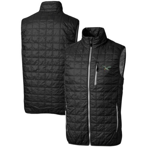 NFL Rainier Insulated Philadelphia Eagles Full-Zip Puffer Vest - Image 9