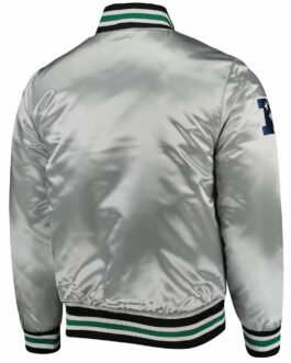 Philadelphia Eagles Silver Satin Jacket