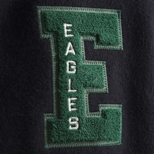 Philadelphia Eagles Teddy Varsity Wool Jacket - Image 3