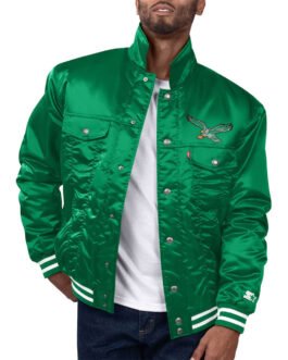 Philadelphia Eagles Silver Tab Trucker Jacket