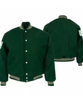 Varsity Philadelphia Eagles Dark Green Wool Jacket