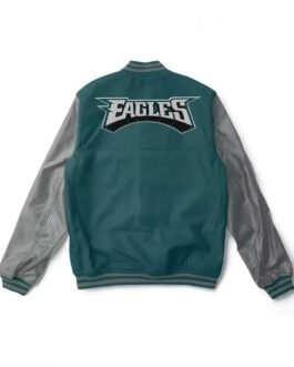 Varsity Philadelphia Eagles Green/Grey Jacket
