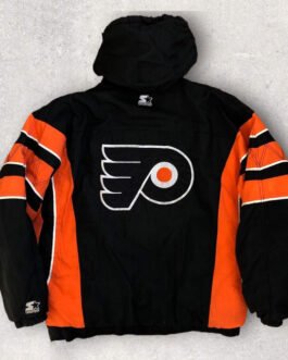 Philadelphia Flyers 90’s Black Pullover Jacket