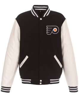 Philadelphia Flyers Black/White Varsity Jacket