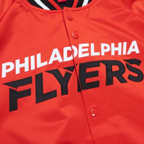 Philadelphia Flyers Current Logo Lightweight Satin Jacket - Image 3