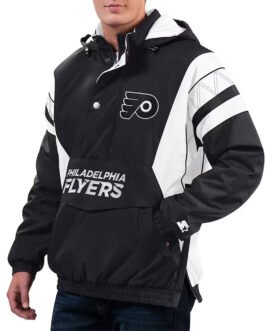 Home Team Philadelphia Flyers Half-Zip Hoodie Jacket