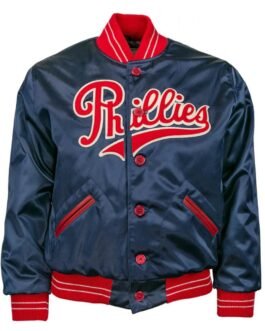 Blue 1937 Philadelphia Phillies Satin Jacket