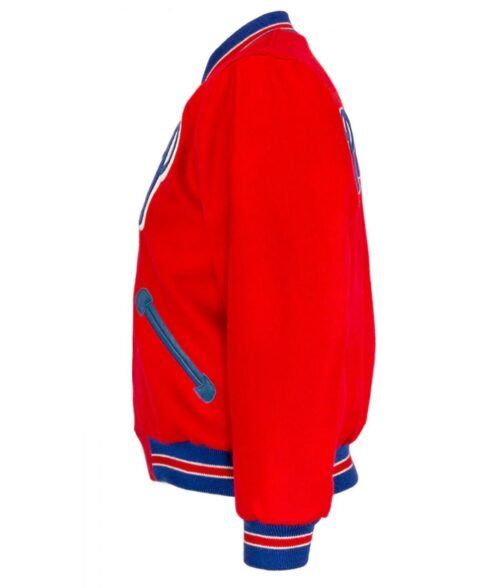 Varsity 1949 Philadelphia Phillies Red Wool Jacket - Image 3