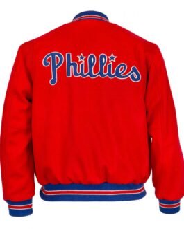 Varsity 1949 Philadelphia Phillies Red Wool Jacket