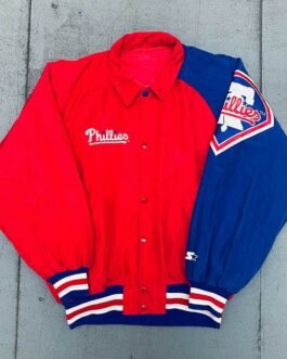 1990’s Philadelphia Phillies Coach’s Dugout Bomber Jacket