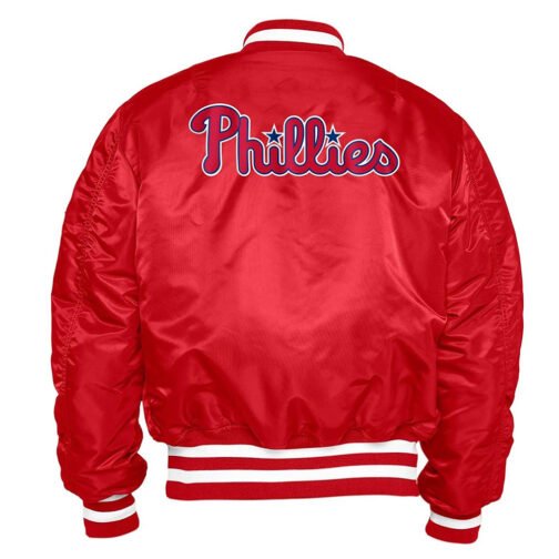 Philadelphia Phillies Bomber MA-1 Jacket - Image 3