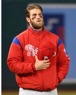 Bryce Harper Philadelphia Phillies Red Jacket